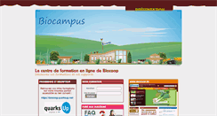 Desktop Screenshot of biocoop-biocampus.fr